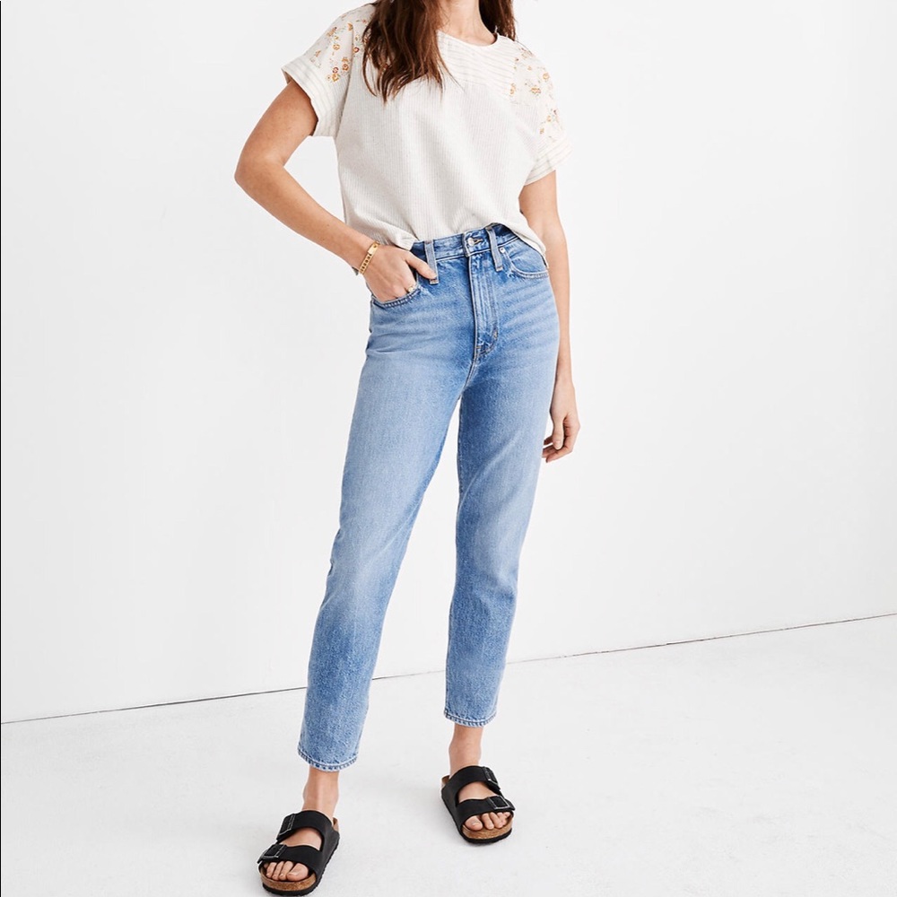 Madewell The Mom Jean Melva Wash Size 25 - Picture 1 of 10